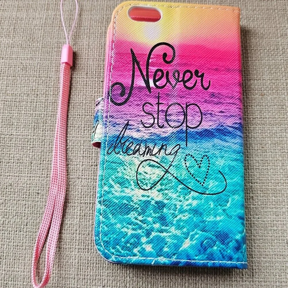 Phone Case for i phone 6 Book Wallet Case for Phone New Unbranded